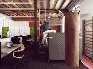 Biura dla startupów - Wnętrza publiczne, styl industrialny - zdjęcie od oshi pracownia projektowa