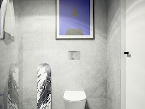 Dom po miastem - Mała na poddaszu bez okna łazienka, styl nowoczesny - zdjęcie od oshi pracownia projektowa
