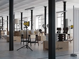 Łódź Design Festiwal 2014 - Wnętrza publiczne, styl industrialny - zdjęcie od oshi pracownia projektowa