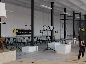 Łódź Design Festiwal 2014 - Wnętrza publiczne, styl industrialny - zdjęcie od oshi pracownia projektowa