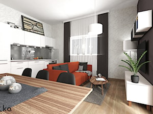 Mieszkanie pokazowe - Salon, styl nowoczesny - zdjęcie od Ko. autorska pracownia wnętrz Katarzyna Anna Kowalik