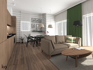 Mieszkanie pokazowe - Salon, styl nowoczesny - zdjęcie od Ko. autorska pracownia wnętrz Katarzyna Anna Kowalik