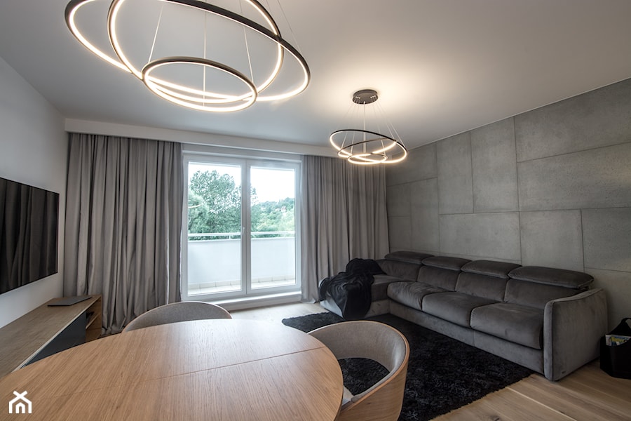 Mieszkanie w Gdańsku - Salon, styl nowoczesny - zdjęcie od ARCHMONDO