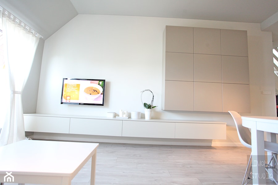 Mieszkanie w stulu minimalistycznym - Salon - zdjęcie od Limonki studio