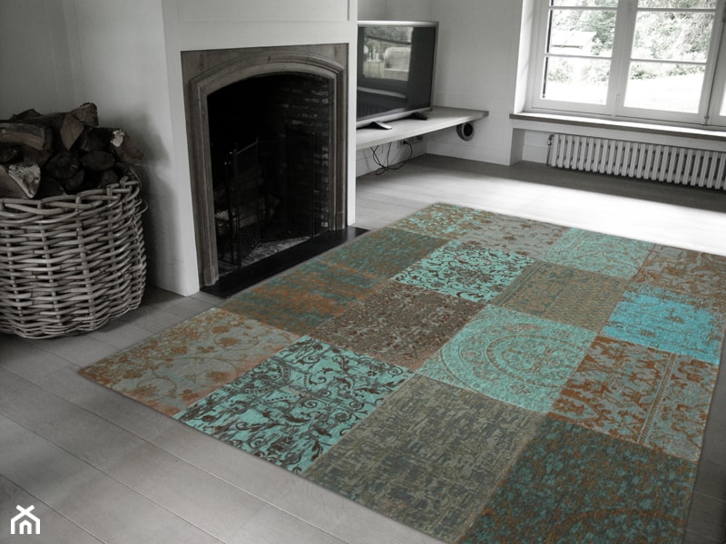 Dywan Vintage Patchwork Sea Blue 8006 - zdjęcie od CARPETS & MORE