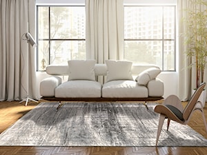 Designerski naturalny dywan nowoczesny - beżowo szary - zdjęcie od CARPETS & MORE
