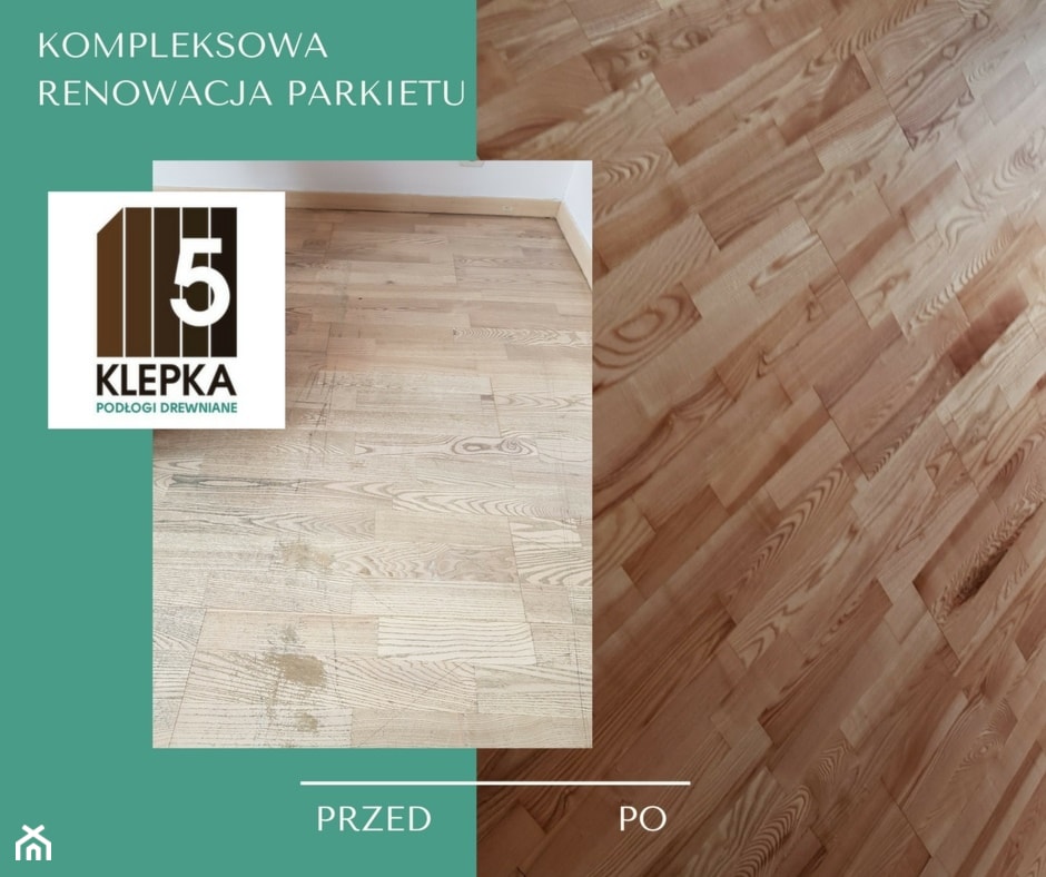 Kompleksowa renowacja parkietu - zdjęcie od 5 Klepka - Homebook