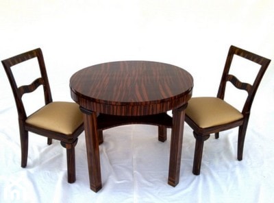 stół + krzesła art -deco - zdjęcie od Antyk -Styl Mariusz Żyła - Homebook