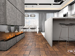 Projekt Apartamentu 95m2 - Warszawa - Kuchnia, styl nowoczesny - zdjęcie od GoHome