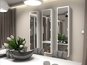 Projekt Domu 120m2 - Gdynia Oksywie - Średnia szara jadalnia jako osobne pomieszczenie, styl nowoczesny - zdjęcie od GoHome