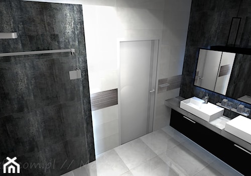 Łazienka 6 - Średnia na poddaszu bez okna łazienka, styl nowoczesny - zdjęcie od Salon Łazienek JACEK