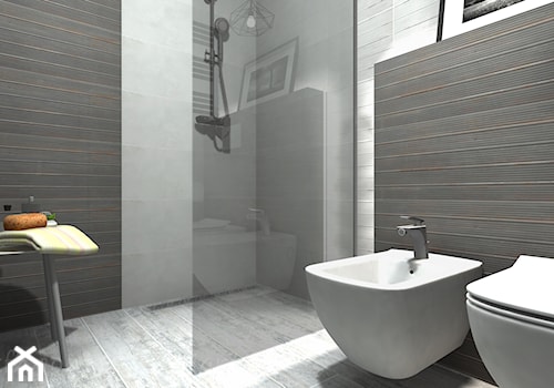 Łazienka 5 - Średnia bez okna łazienka, styl rustykalny - zdjęcie od Salon Łazienek JACEK