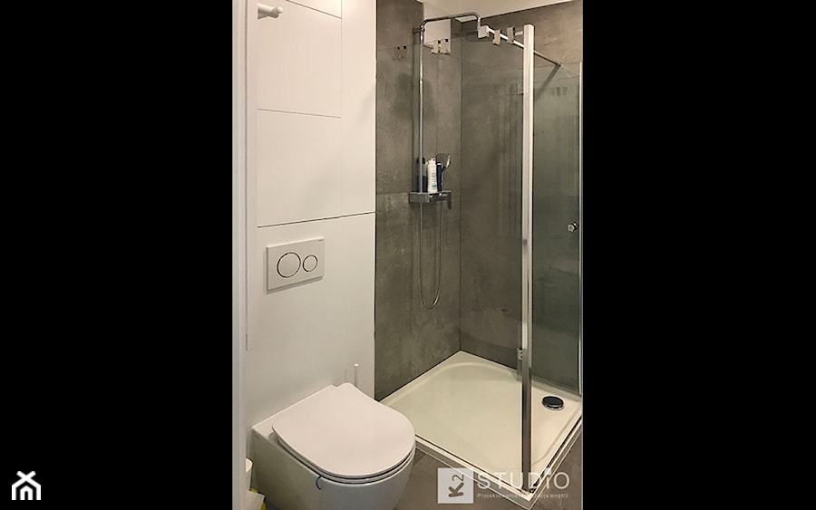 łazienka w apartamencie w Sopocie - zdjęcie od K2studio