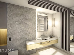 Elegancka łazienka w domu jednorodzinnym - zdjęcie od K2studio