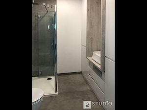 łazienka w apartamencie w Sopocie - zdjęcie od K2studio