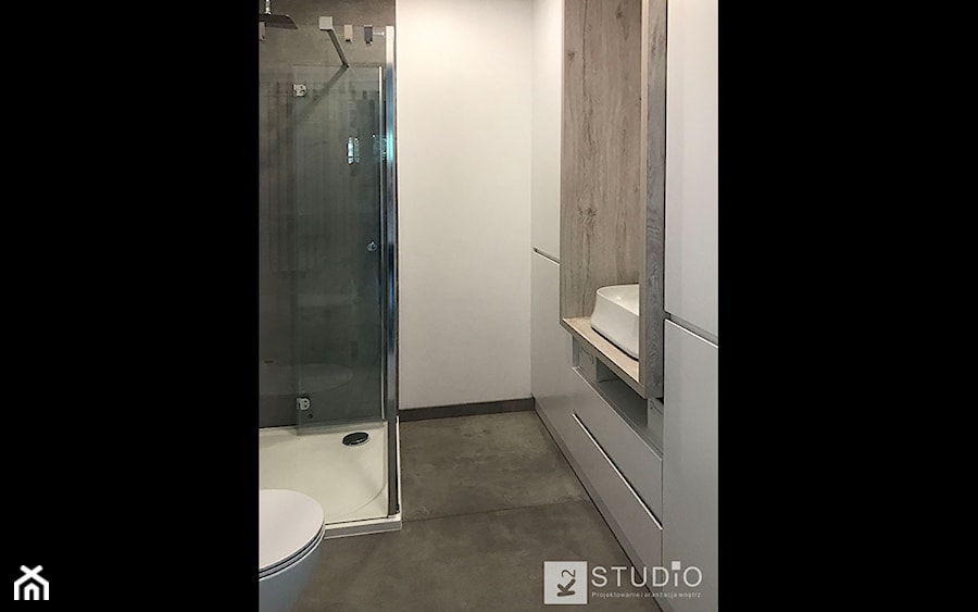 łazienka w apartamencie w Sopocie - zdjęcie od K2studio