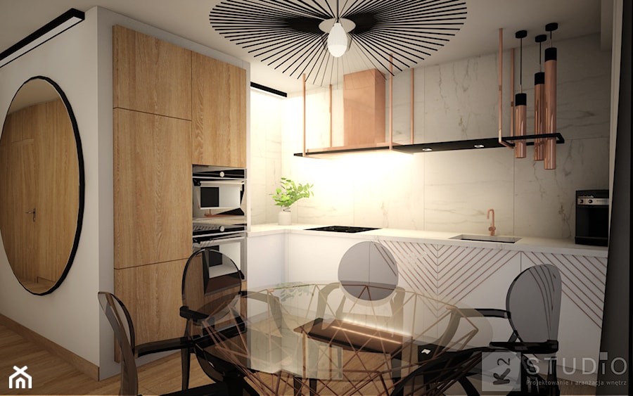 Apartament w Żorach I - Kuchnia, styl nowoczesny - zdjęcie od K2studio