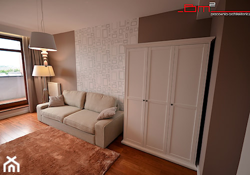 apartament 140m2 - Średni biały brązowy pokój dziecka dla nastolatka dla dziewczynki, styl tradycyjny - zdjęcie od bm2 brzostek maciej