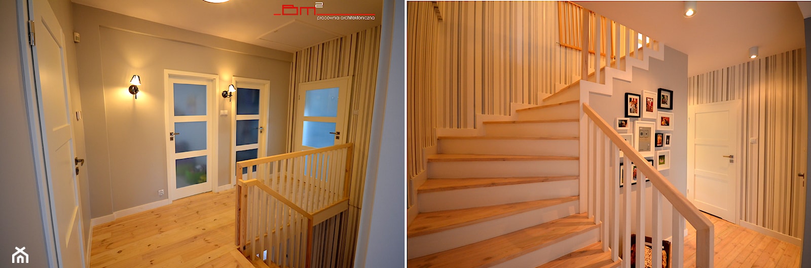 generalny remont domu - Schody wachlarzowe drewniane betonowe, styl tradycyjny - zdjęcie od bm2 brzostek maciej - Homebook