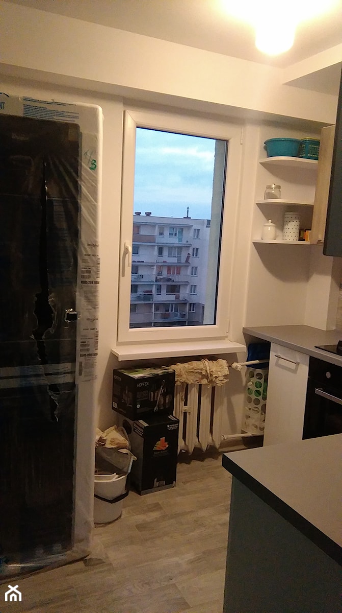Metamorfoza mieszkania w bloku - Ozorków - Kuchnia, styl skandynawski - zdjęcie od Katarzyna Pewniak
