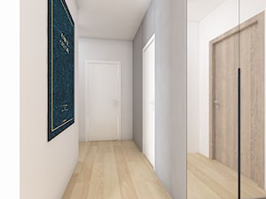 Jasny hol z szafą na wymiar - zdjęcie od OHHOME - projekty, remonty, meble