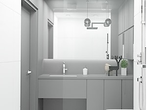 Krowoderska 32 m2 - Łazienka, styl minimalistyczny - zdjęcie od OHHOME - projekty, remonty, meble