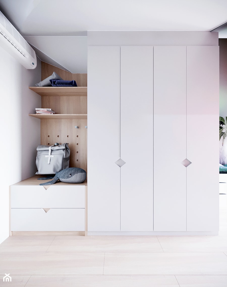 Garderoba w pokoju dziecka - zdjęcie od OHHOME - projekty, remonty, meble