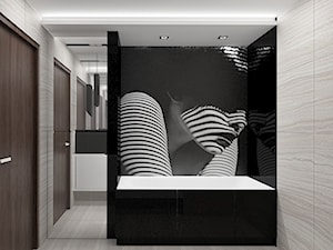 Szara łazienka - zdjęcie od OHHOME - projekty, remonty, meble