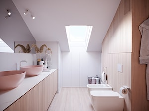 Główna łazienka z bidetem - zdjęcie od OHHOME - projekty, remonty, meble