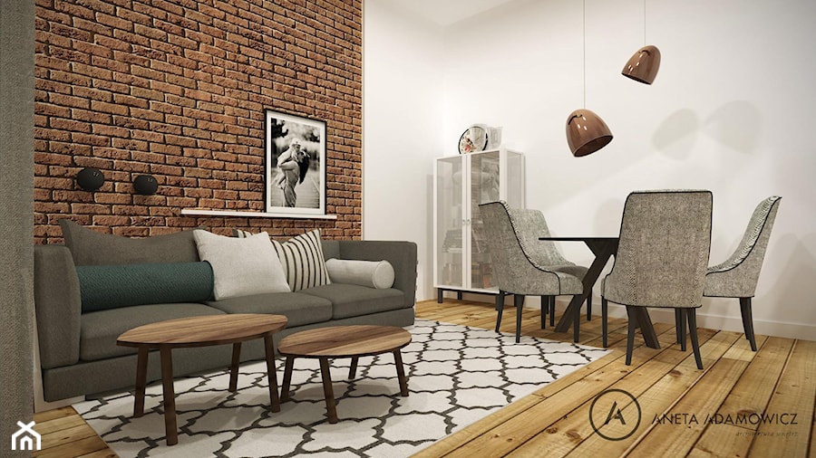 mieszkanie - koncepcja 2 - zdjęcie od Aneta Adamowicz architektura wnętrz