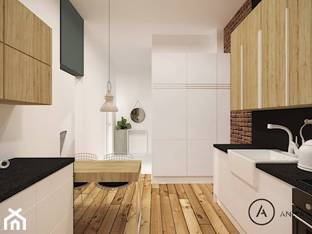 Aranżacje wnętrz - Kuchnia: mieszkanie - koncepcja 2 - Aneta Adamowicz architektura wnętrz. Przeglądaj, dodawaj i zapisuj najlepsze zdjęcia, pomysły i inspiracje designerskie. W bazie mamy już prawie milion fotografii!