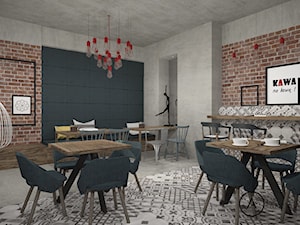 kawiarnia - koncepcja 1 - zdjęcie od Aneta Adamowicz architektura wnętrz