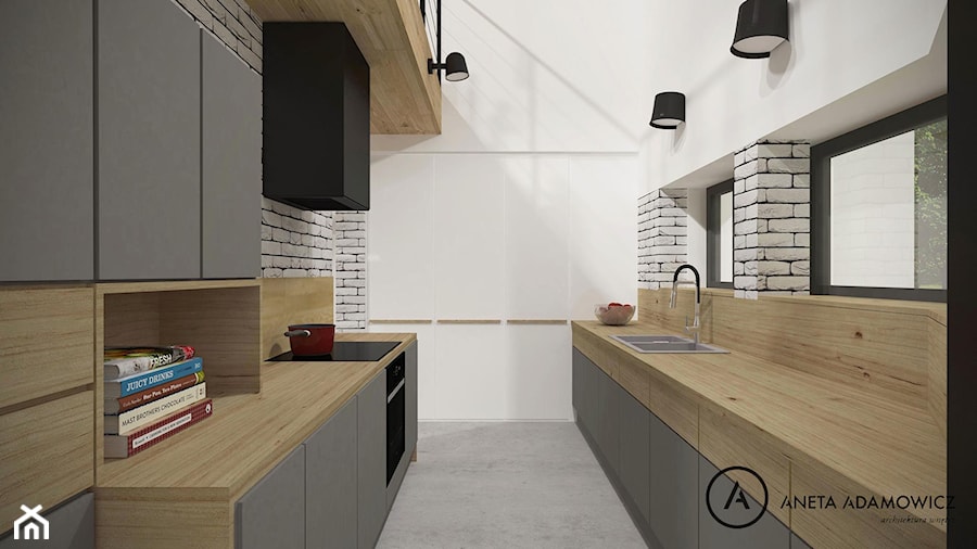dom mieszkalny - koncepcja 3 - zdjęcie od Aneta Adamowicz architektura wnętrz