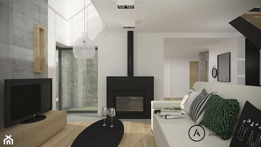 dom mieszkalny - koncepcja 1 - zdjęcie od Aneta Adamowicz architektura wnętrz