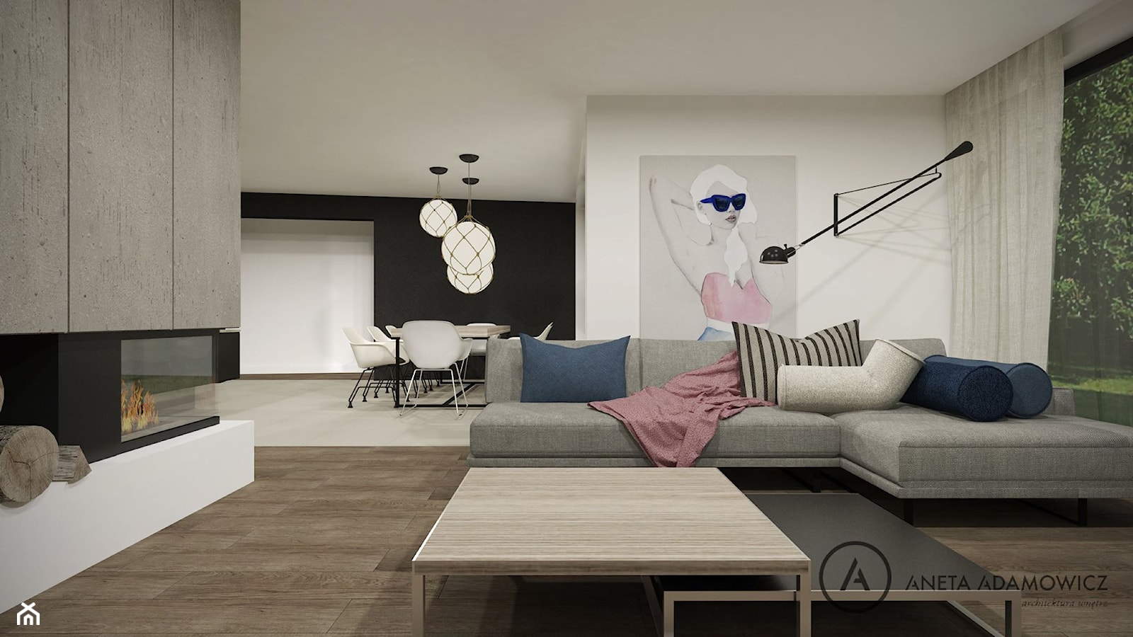 dom jednorodzinny - koncepcja 1 - zdjęcie od Aneta Adamowicz architektura wnętrz - Homebook