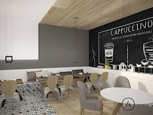 kawiarnia - koncepcja 3 - zdjęcie od Aneta Adamowicz architektura wnętrz