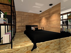 Konkurs MINImum powierzchni, MAXImum funkcjonalności - Średnia biała sypialnia, styl minimalistyczny - zdjęcie od artmetry2
