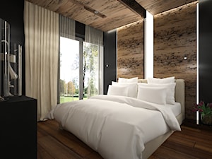 Drewniana sypialnia - zdjęcie od LoveHomeDesign