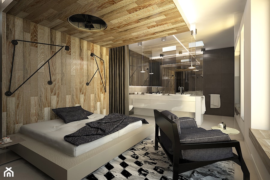 Sypialnia, styl nowoczesny - zdjęcie od LoveHomeDesign