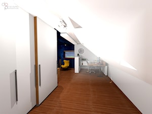 Pokój na poddaszu dla nastolatka - Pokój dziecka, styl nowoczesny - zdjęcie od dopracownia architektoniczna