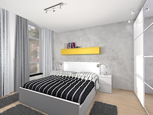 Sypialnia zaaranżowana meblami z IKEA - zdjęcie od dopracownia architektoniczna