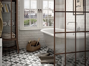 Equipe - Mała łazienka z oknem, styl glamour - zdjęcie od Ispira