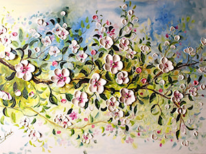 Katarzyna Lach Obraz "Kwitnąca jabłoń" - zdjęcie od KatarzynaLachObrazy