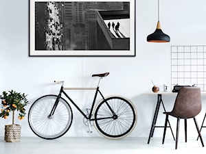 The Frame z obrazem Wojciecha Brewki - Biuro, styl skandynawski - zdjęcie od Samsung Electronics Co., Ltd.