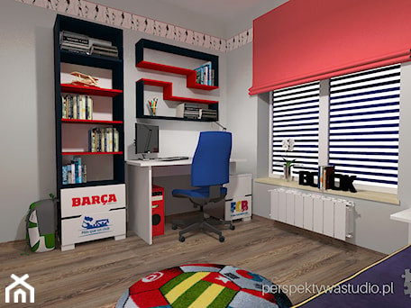 Aranżacje wnętrz - Pokój dziecka: I Love Barca - Perspektywa Studio. Przeglądaj, dodawaj i zapisuj najlepsze zdjęcia, pomysły i inspiracje designerskie. W bazie mamy już prawie milion fotografii!