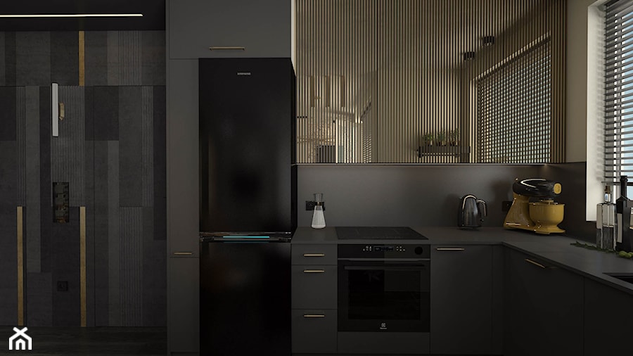 Męski Apartament - Kuchnia, styl nowoczesny - zdjęcie od Pracownia Projektowa Decoretti - Agata Jachimowicz