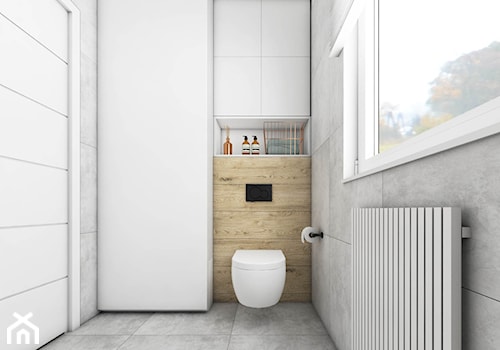 Dom w Czaplach - Mała łazienka - zdjęcie od Pracownia Projektowa Decoretti - Agata Jachimowicz