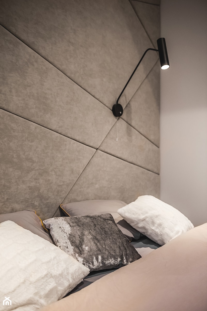 Apartament w Sopocie - Sypialnia, styl nowoczesny - zdjęcie od Pracownia Projektowa Decoretti - Agata Jachimowicz
