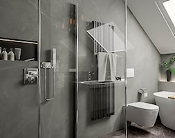 Łazienki w Szarości - Łazienka, styl nowoczesny - zdjęcie od Pracownia Projektowa Decoretti - Agata Jachimowicz - Homebook