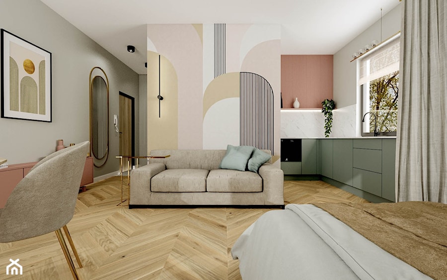 Apartament w Orłowie - Salon - zdjęcie od Pracownia Projektowa Decoretti - Agata Jachimowicz